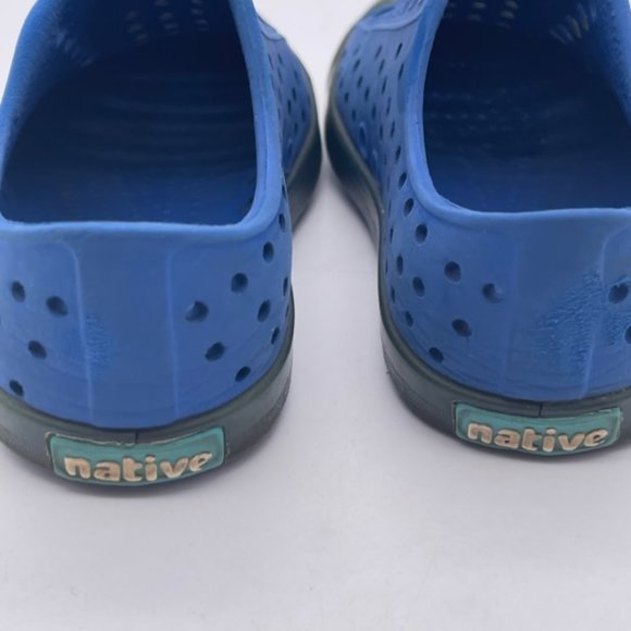 Native Jefferson Size C8 8 Navy Blue Toddler Slip On Shoes - Picture 9 of 11
